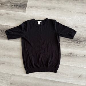 H&M - SIZE S - Black knitting blouse